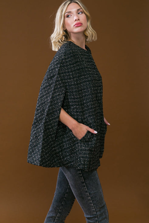 sunset-dance-tweed-capelet Flying Tomato-Sophia's Style-5